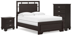 Best Deals Furniture - Ashley Furniture - Covetown Full Panel Bed, Chest and Nightstand - Full Panel Bed, Chest and Nightstand - B441B16
