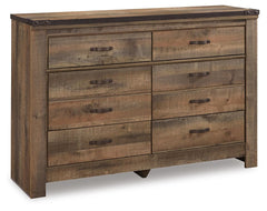 Trinell Full Bookcase Storage Bed, Dresser, Chest and Nightstand