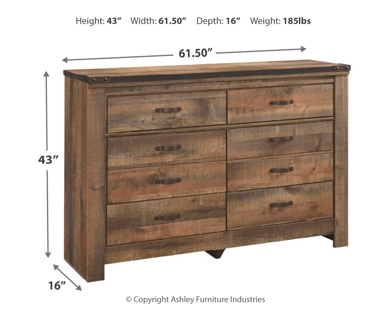 Trinell Full Panel Bed