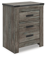 Best Deals Furniture - Ashley Furniture - Frandern Nightstand - Two Drawer Night Stand / Gray - B4480-92