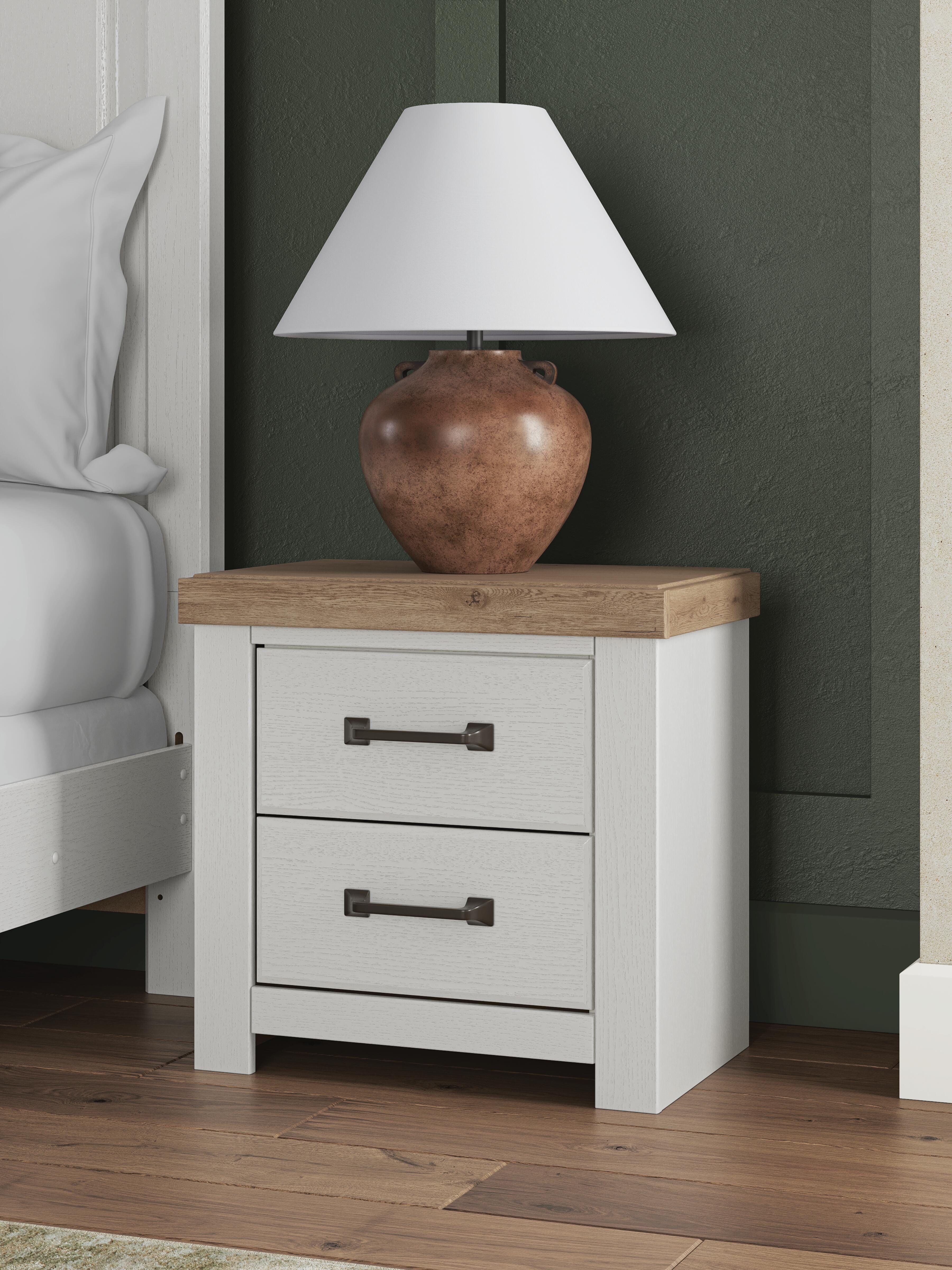 Best Deals Furniture - Ashley Furniture - Savonport Nightstand - Two Drawer Night Stand - B4615-92