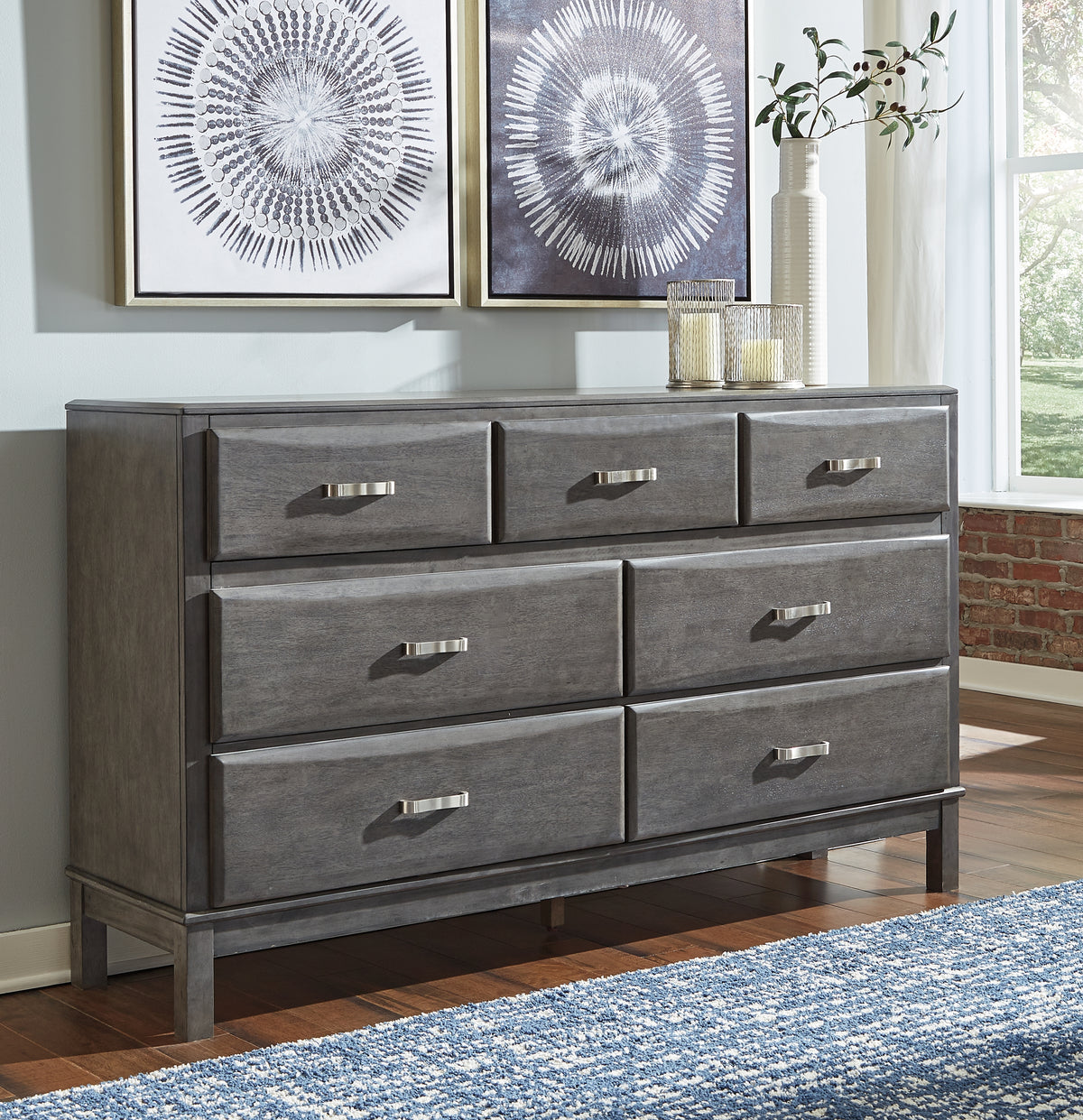 Best Deals Furniture - Ashley Furniture - Caitbrook Dresser - Dresser / Gray - B476-31