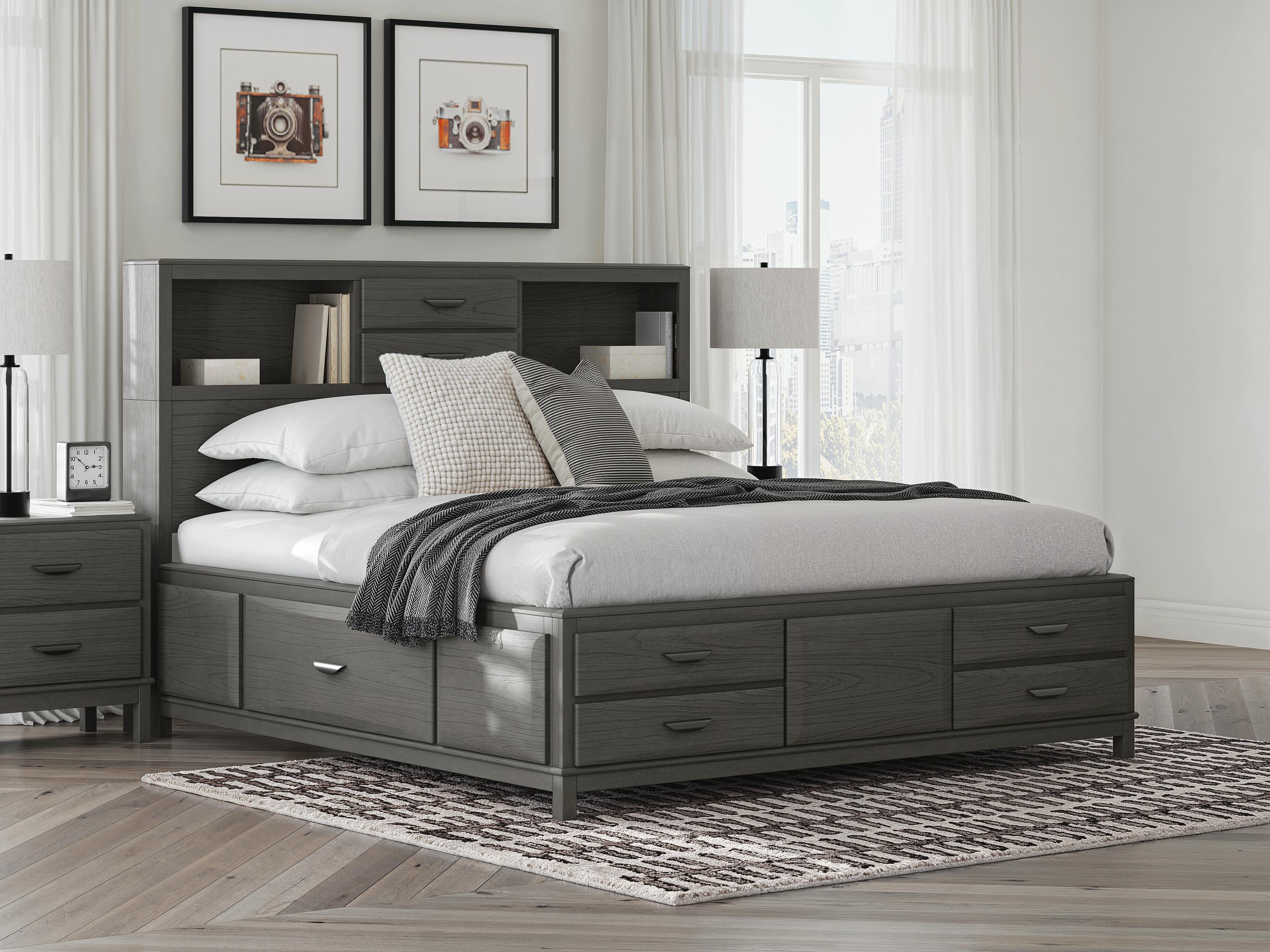 Best Deals Furniture - Ashley Furniture - Mazing King Storage Bed - King Storage Bed - PCB478B6