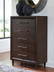 Best Deals Furniture - Ashley Furniture - Dantenton Chest of Drawers - Five Drawer Chest - B611-46