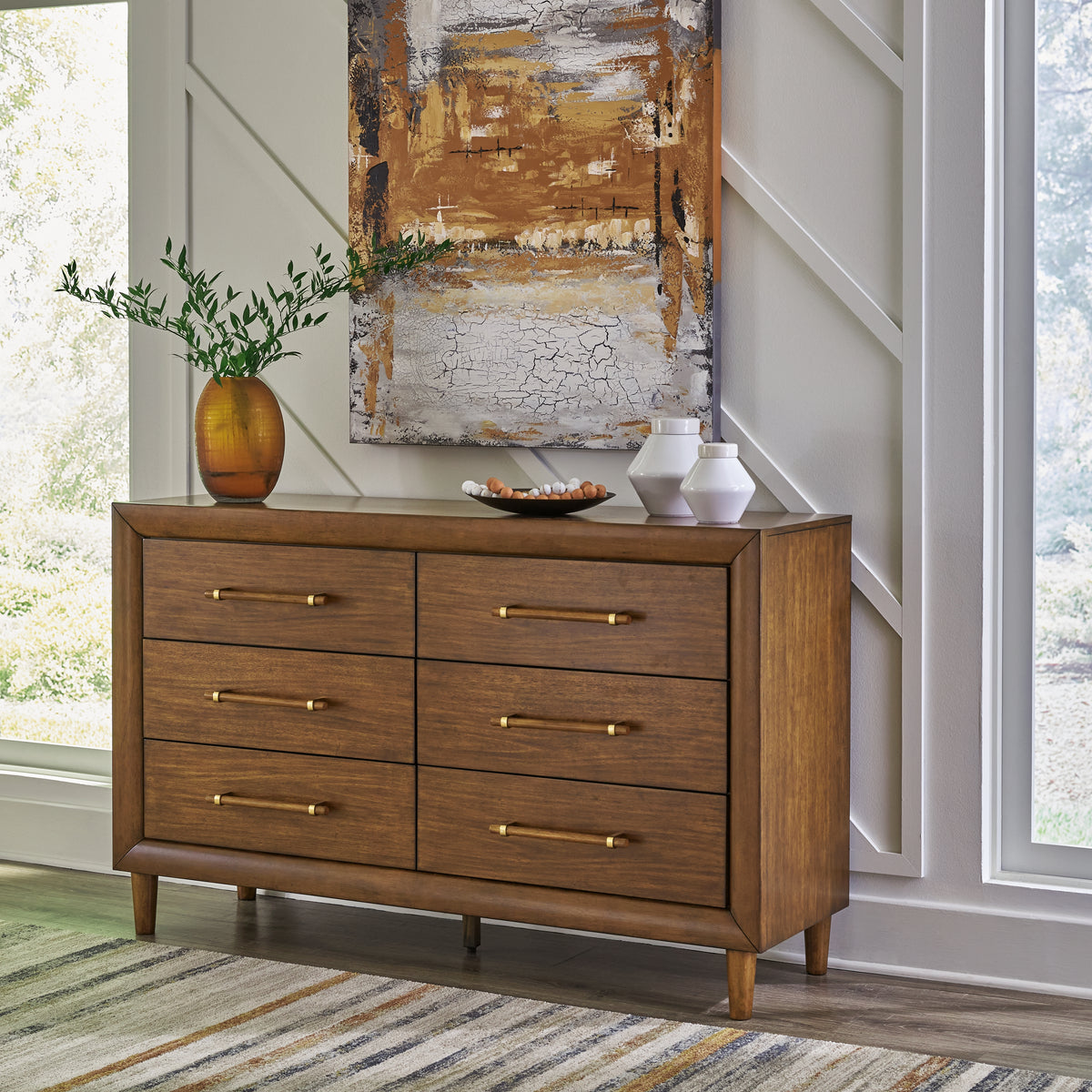 Best Deals Furniture - Ashley Furniture - Lyncott Dresser - Dresser / Brown - B615-31