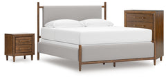 Best Deals Furniture - Ashley Furniture - Lyncott King Upholstered Bed, Chest and Nightstand - King Upholstered Bed, Chest and Nightstand - B615B13
