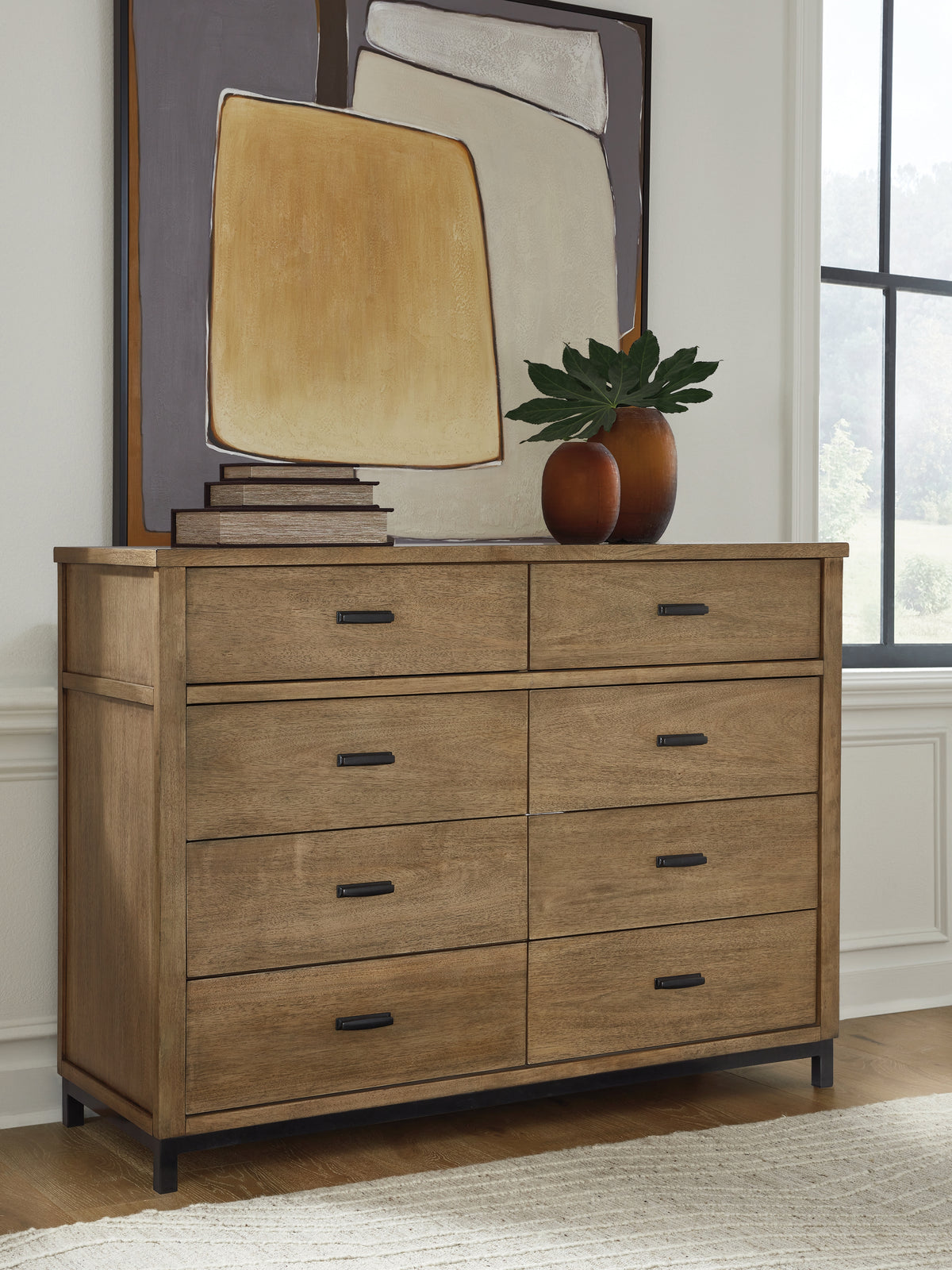Best Deals Furniture - Ashley Furniture - Tomtyn Dresser - Dresser / Light Brown - B622-31