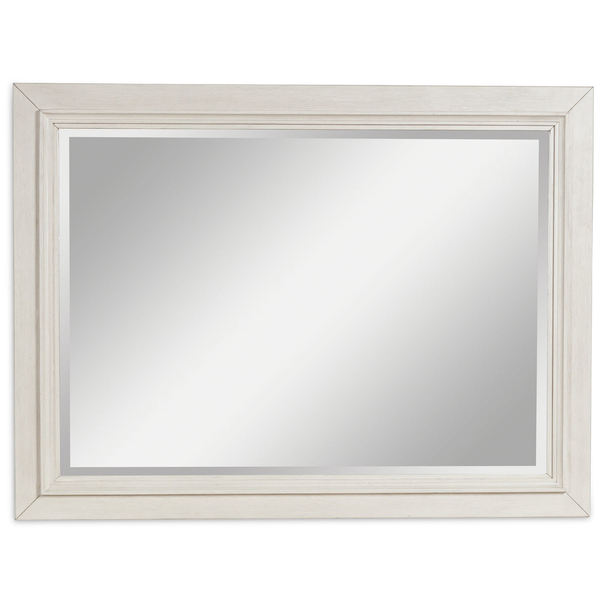 Best Deals Furniture - Ashley Furniture - Shaybrock Bedroom Mirror - Bedroom Mirror / Antique White/Brown - B683-36