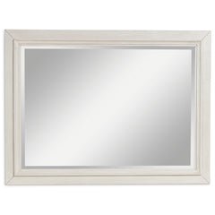 Best Deals Furniture - Ashley Furniture - Shaybrock Bedroom Mirror - Bedroom Mirror / Antique White/Brown - B683-36