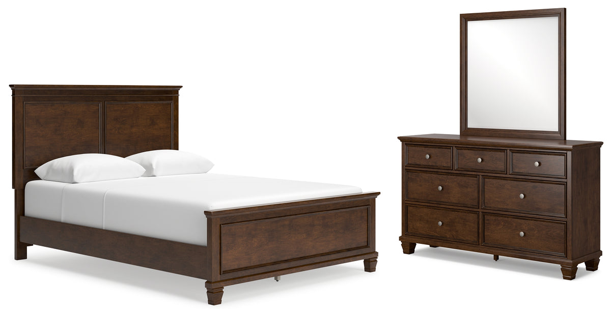 Best Deals Furniture - Ashley Furniture - Danabrin Queen Panel Bed, Dresser and Mirror - Queen Panel Bed, Dresser and Mirror - B685B3