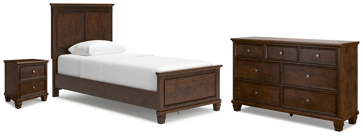 Best Deals Furniture - Ashley Furniture - Danabrin Twin Panel Bed, Dresser and Nightstand - Twin Panel Bed, Dresser and Nightstand - B685B29