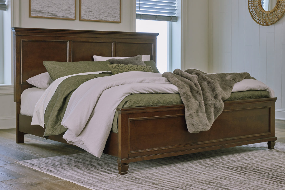 Best Deals Furniture - Ashley Furniture - Danabrin King Panel Bed - King Panel Bed / Brown - B685B4