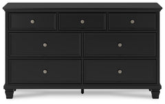 Lanolee California King Panel Bed, Dresser, Chest and 2 Nightstands