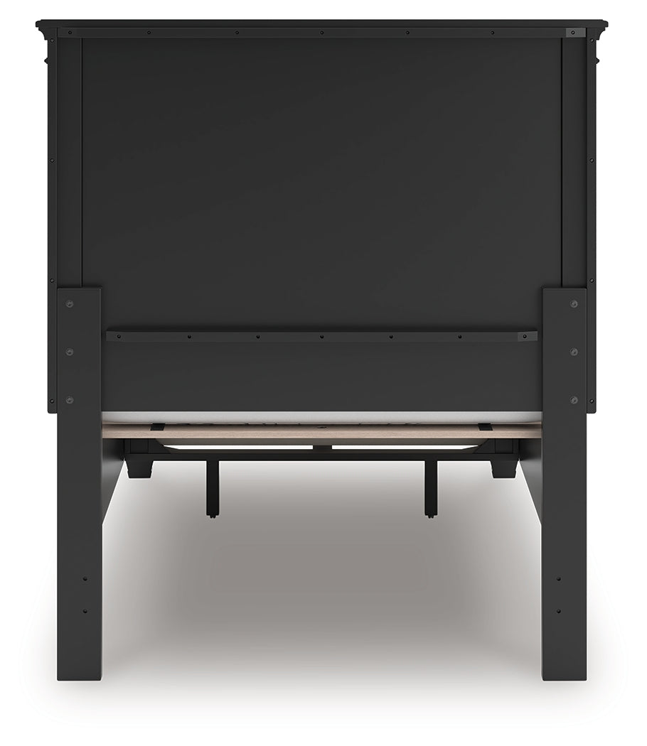 Lanolee Twin Panel Storage Bed