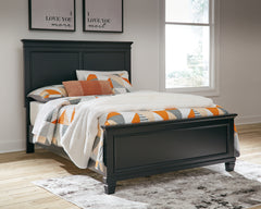 Best Deals Furniture - Ashley Furniture - Lanolee Full Panel Bed - Full Panel Bed / Black - B687B4