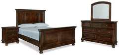 Best Deals Furniture - Ashley Furniture - Porter Queen Panel Bed, Dresser, Mirror and Nightstand - Queen Panel Bed, Dresser, Mirror and Nightstand - B697B29