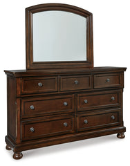 Porter California King Panel Bed, Dresser, Mirror and Chest