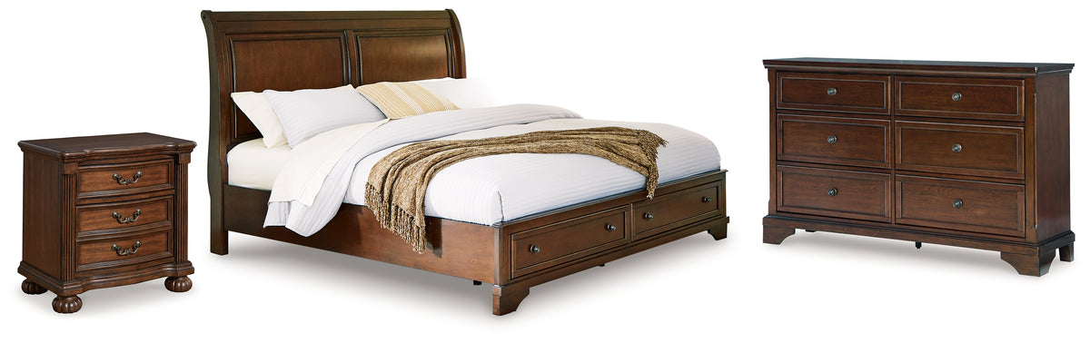 Best Deals Furniture - Ashley Furniture - Trellington Queen Storage Bed, Dresser and Nightstand - Queen Storage Bed, Dresser and Nightstand - B716B4