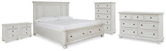 Best Deals Furniture - Ashley Furniture - Robbinsdale King Panel Storage Bed, Dresser, Chest and 2 Nightstands - King Panel Storage Bed, Dresser, Chest and 2 Nightstands - B742B49