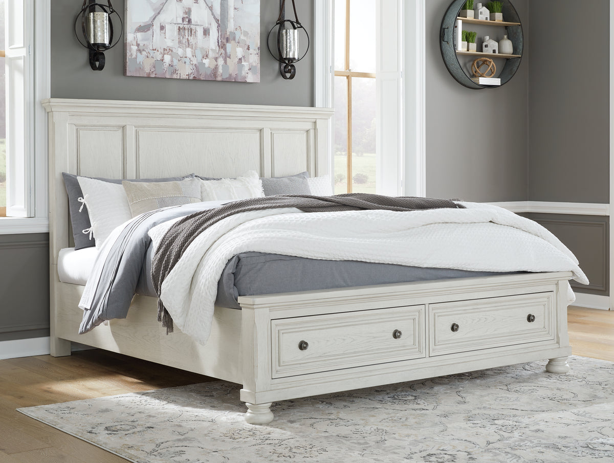 Best Deals Furniture - Ashley Furniture - Robbinsdale King Panel Storage Bed - King Panel Storage Bed - B742B25