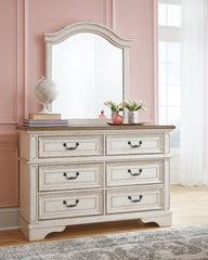 Best Deals Furniture - Ashley Furniture - Realyn Dresser and Mirror - Dresser and Mirror / Two-tone - B743B1