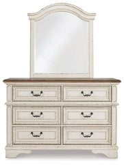 Realyn Twin Panel Bed, Dresser, Mirror and Nightstand
