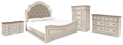 Best Deals Furniture - Ashley Furniture - Realyn King Panel Bed, Dresser, Chest and 2 Nightstands - King Panel Bed, Dresser, Chest and 2 Nightstands - B743B75