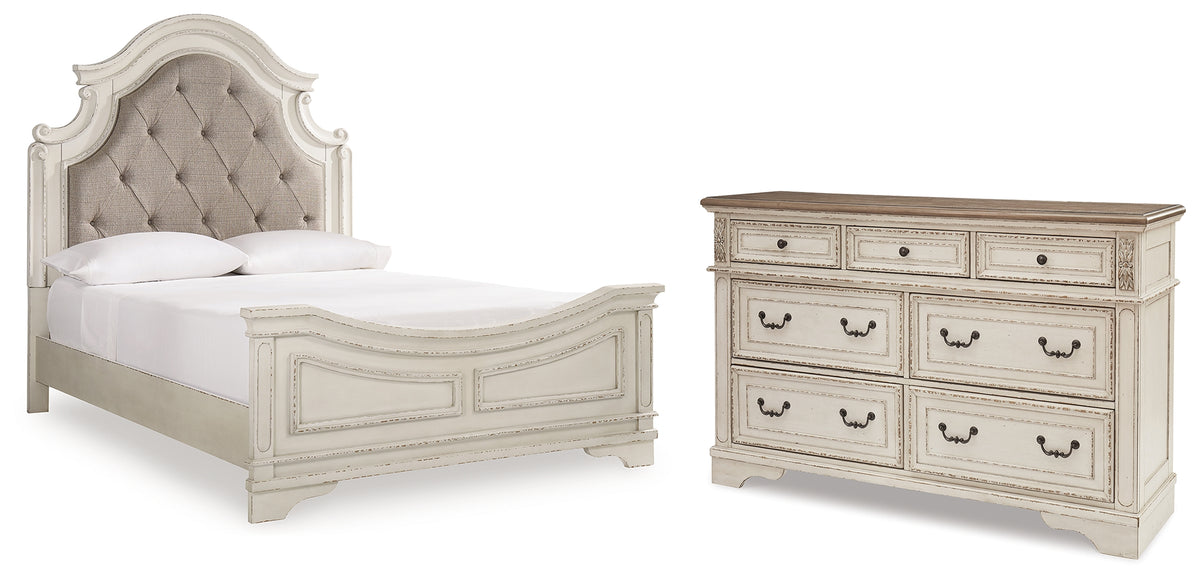 Best Deals Furniture - Ashley Furniture - Realyn Queen Panel Bed and Dresser - Queen Panel Bed and Dresser - B743B72
