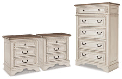 Best Deals Furniture - Ashley Furniture - Realyn Chest and 2 Nightstands - Chest and 2 Nightstands - B743B109