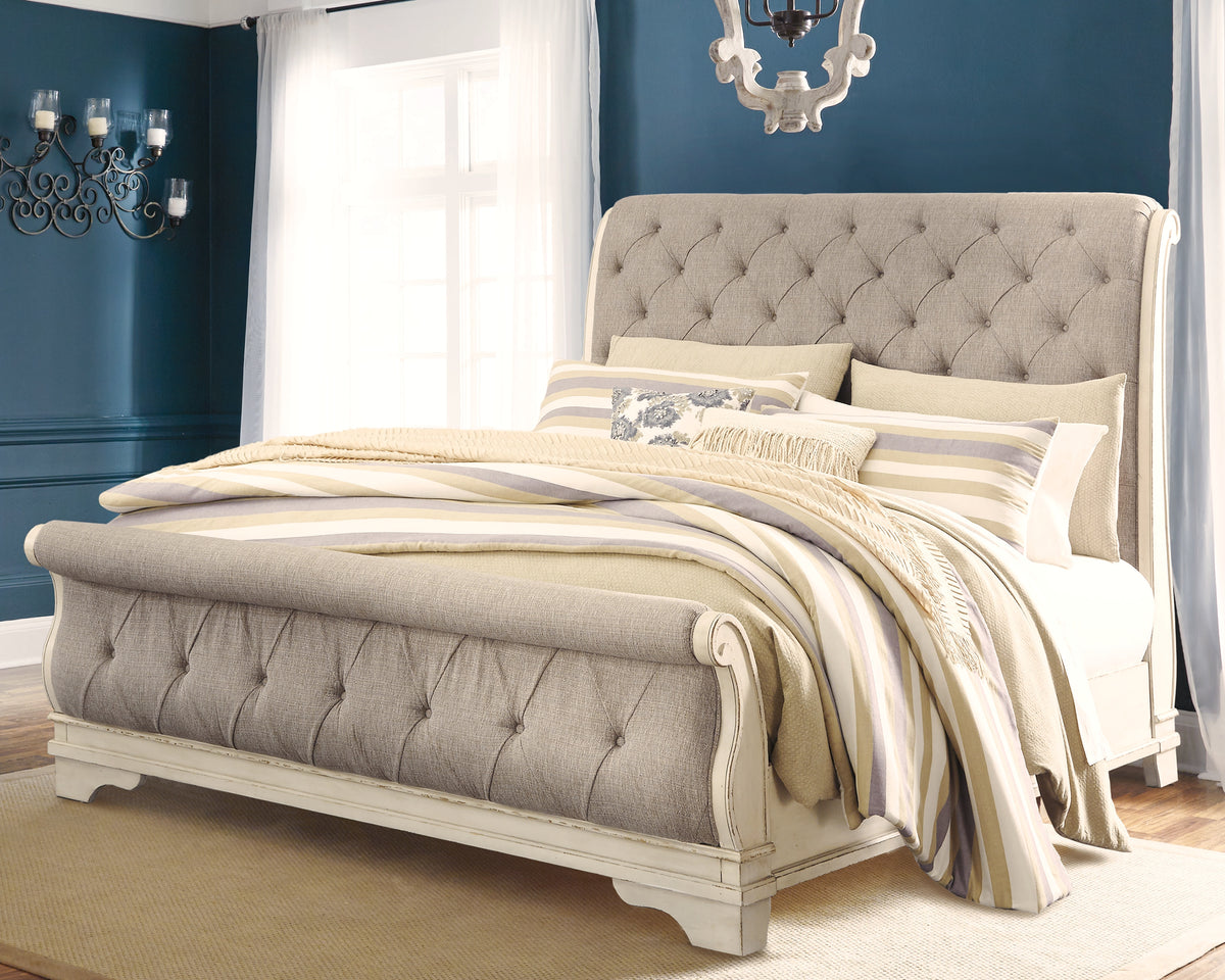 Best Deals Furniture - Ashley Furniture - Realyn King Sleigh Bed - King Sleigh Bed - B743B11