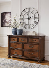 Best Deals Furniture - Ashley Furniture - Lavinton Dresser - Dresser / Brown - B764-31