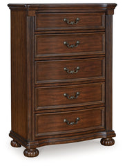 Lavinton Queen Poster Bed, Chest and Nightstand