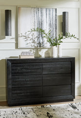 Best Deals Furniture - Ashley Furniture - Londer Dresser - Dresser / Black - B768-31