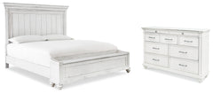 Best Deals Furniture - Ashley Furniture - Kanwyn King Storage Panel Bed and Dresser - King Storage Panel Bed and Dresser - B777B24