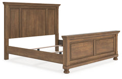 Best Deals Furniture - Ashley Furniture - Feddinger King Panel Bed - King Panel Bed / Medium Brown - PCB779B6