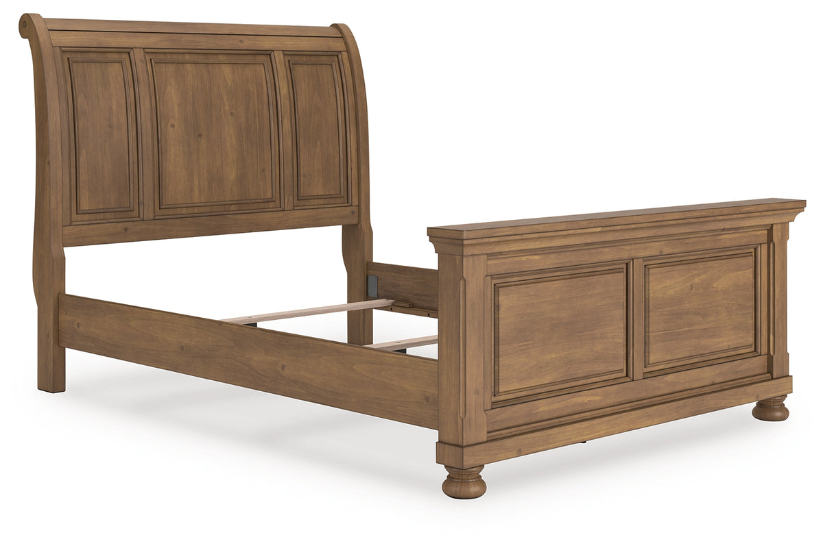 Best Deals Furniture - Ashley Furniture - Feddinger Queen Sleigh Bed - Queen Sleigh Bed - PCB779B14