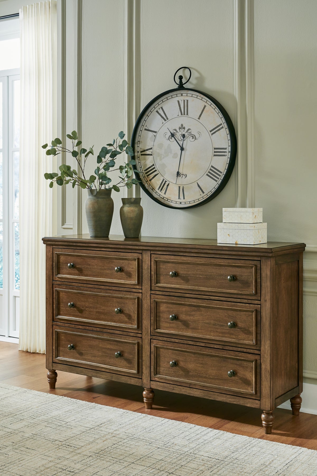 Best Deals Furniture - Ashley Furniture - Sturlayne Dresser - Dresser / Brown - B787-31