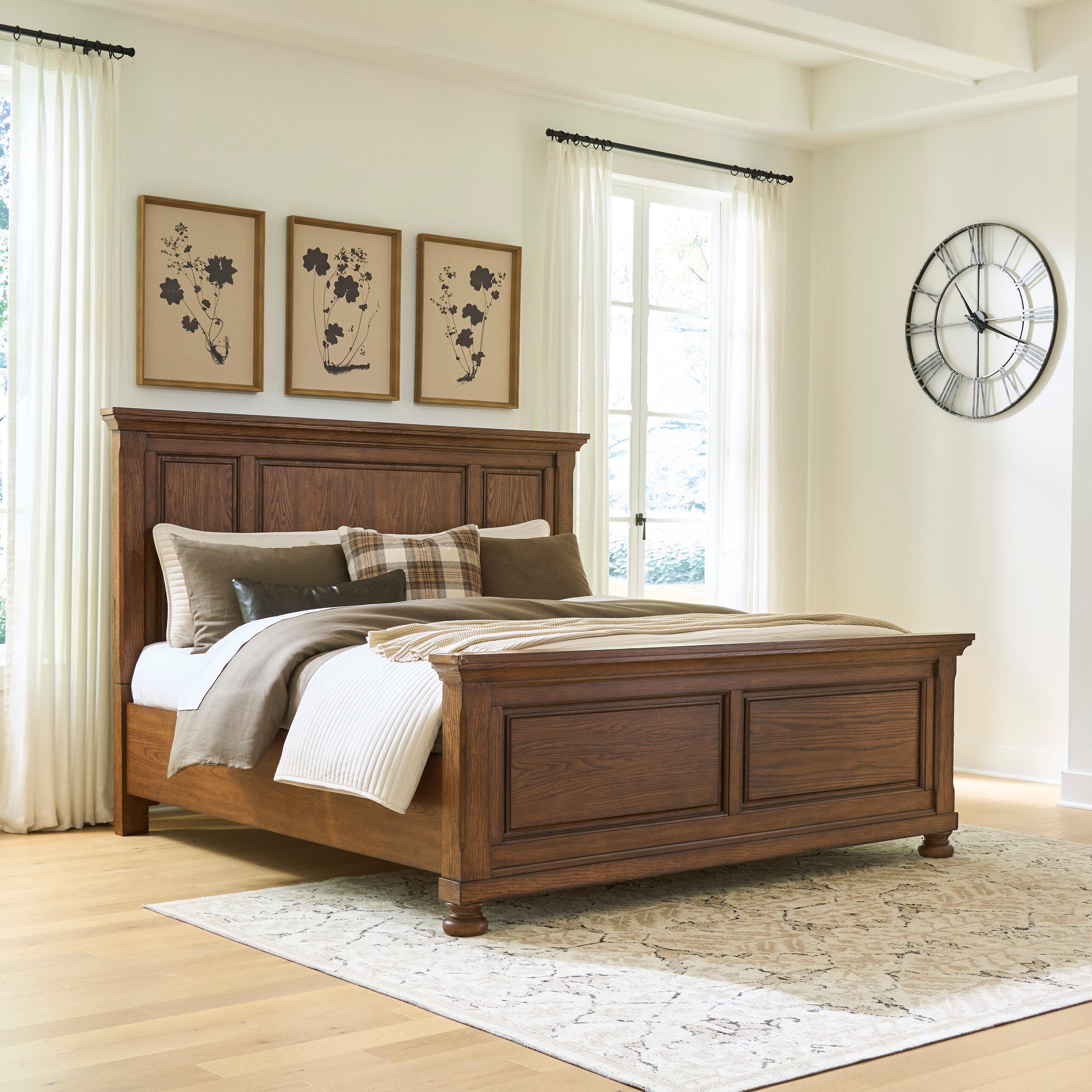 Best Deals Furniture - Ashley Furniture - Zackaryn King Panel Bed - King Panel Bed - PCB807B6