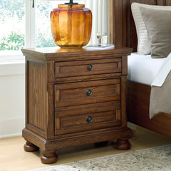 Best Deals Furniture - Ashley Furniture - Zackaryn Nightstand - Two Drawer Night Stand - PCB807-92