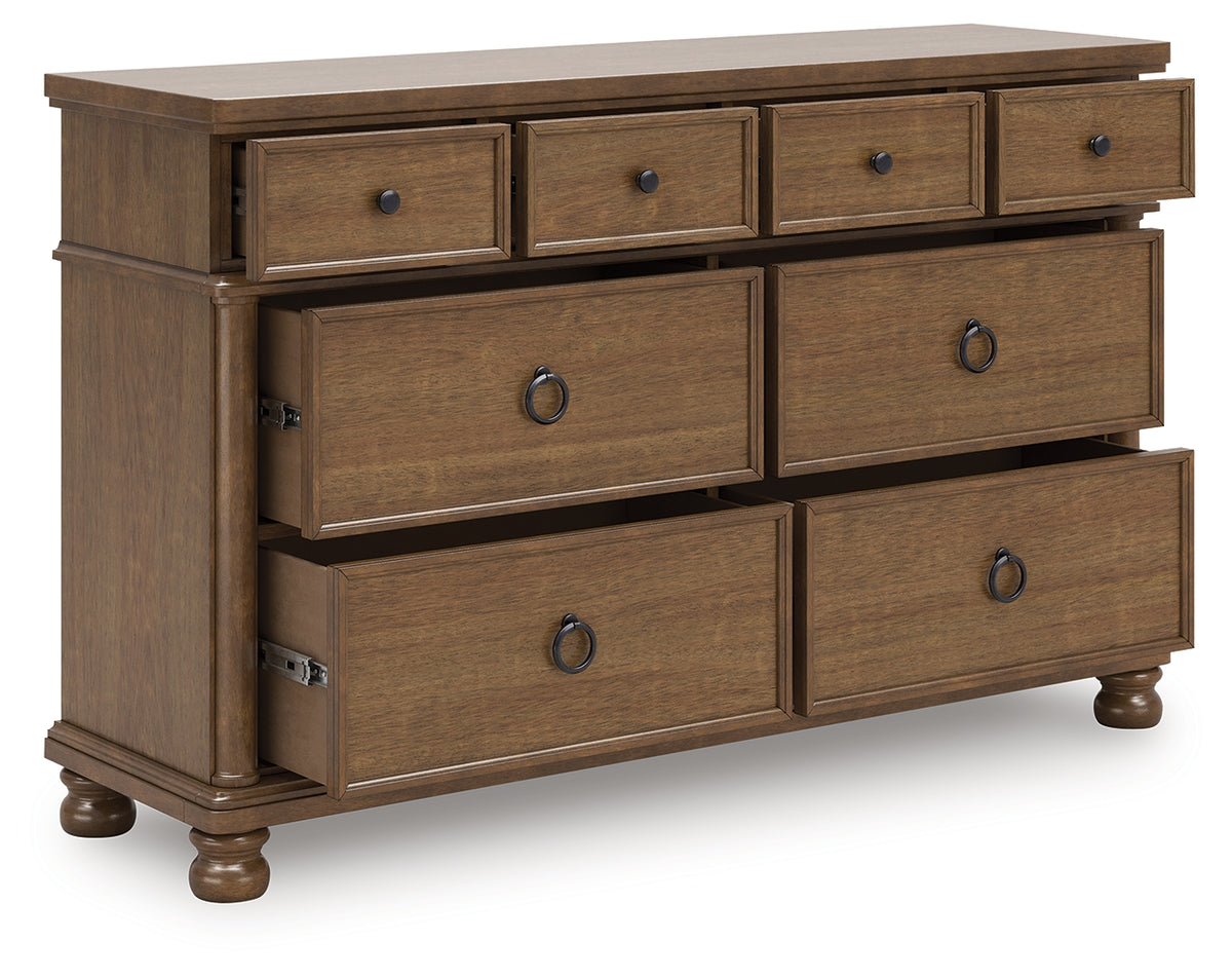Best Deals Furniture - Ashley Furniture - Rowlenstown Dresser - Dresser / Antique White - PCB823-31