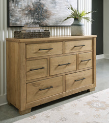 Best Deals Furniture - Ashley Furniture - Galliden Bedroom - Dresser / Light Brown - B841-31
