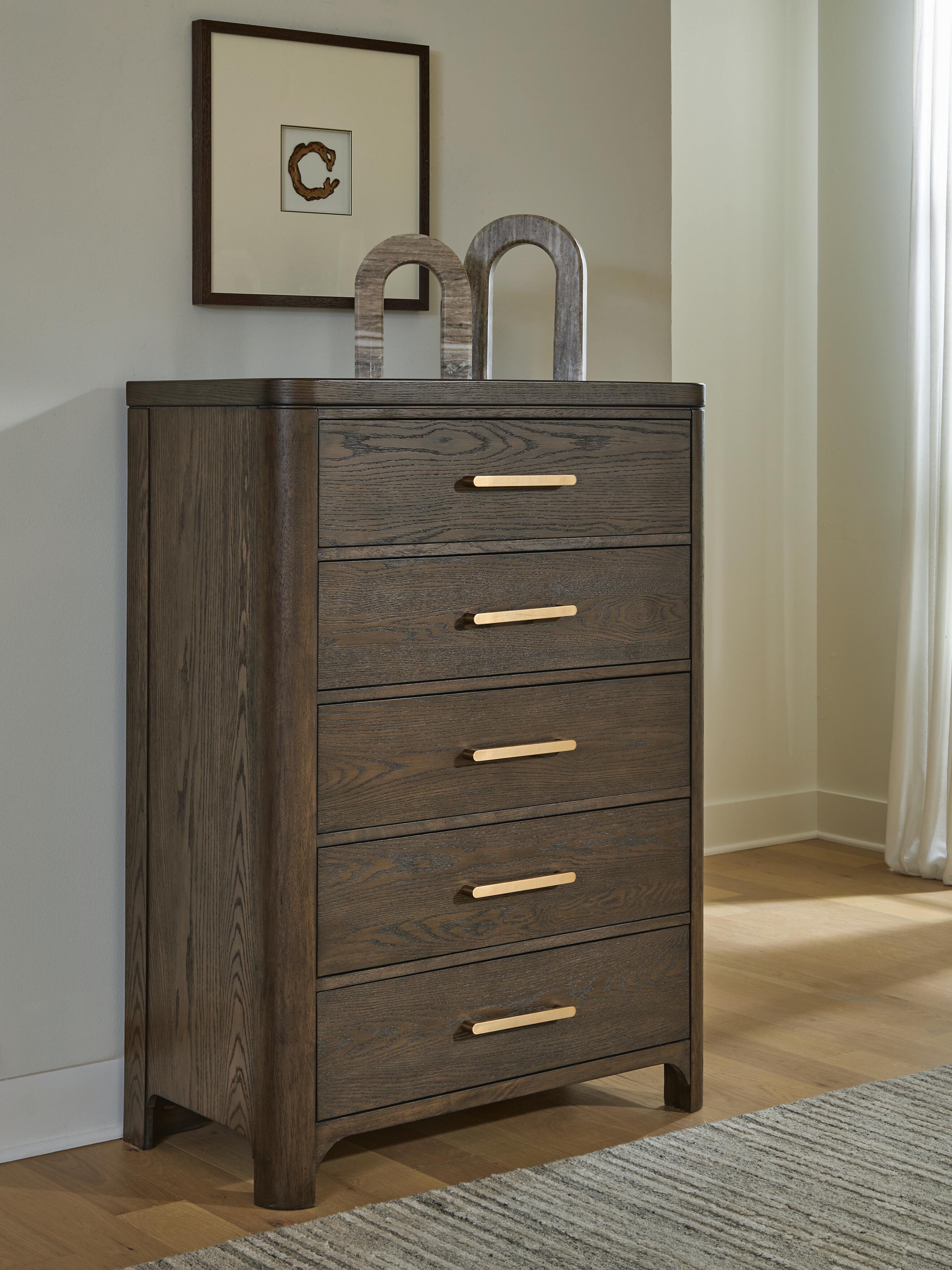 Best Deals Furniture - Ashley Furniture - Radkin Chest of Drawers - Five Drawer Chest - PCB843-46