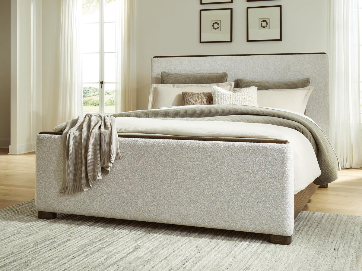 Best Deals Furniture - Ashley Furniture - Radkin Queen Upholstered Panel Bed - Queen Upholstered Panel Bed - PCB843B2
