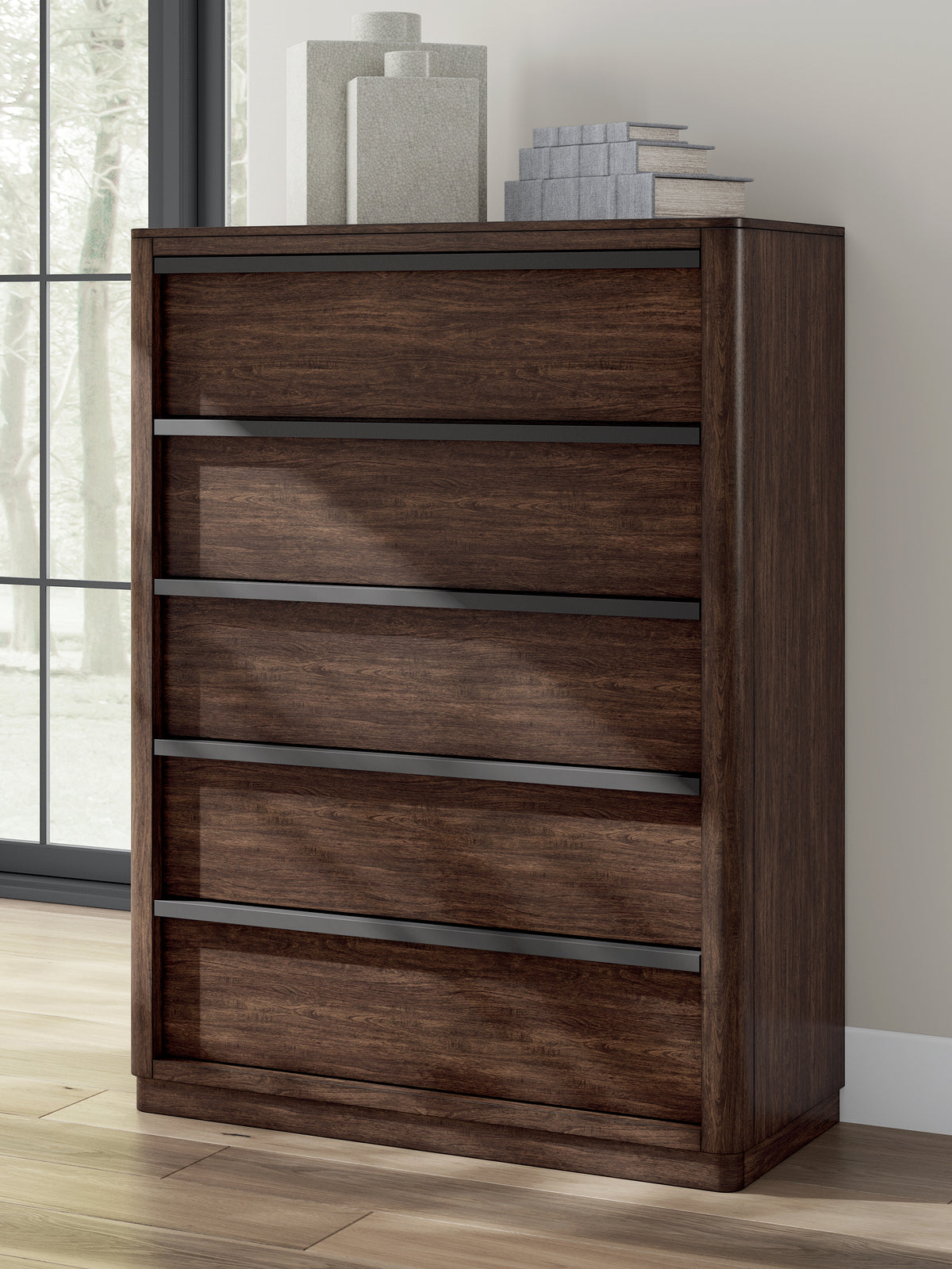 Best Deals Furniture - Ashley Furniture - Dilenno Chest of Drawers - Five Drawer Chest - PCB857-46