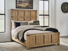 Best Deals Furniture - Ashley Furniture - Ridgester Queen Panel Bed - Queen Panel Bed - B858B2