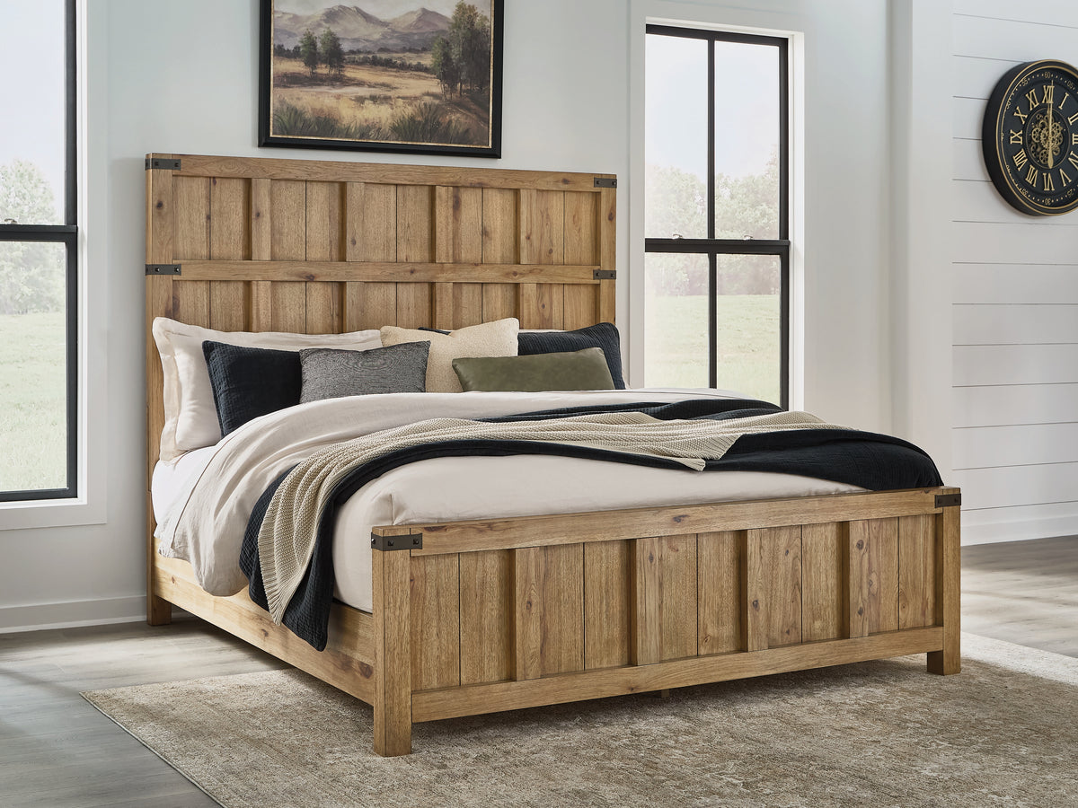 Best Deals Furniture - Ashley Furniture - Ridgester King Panel Bed - King Panel Bed - B858B6