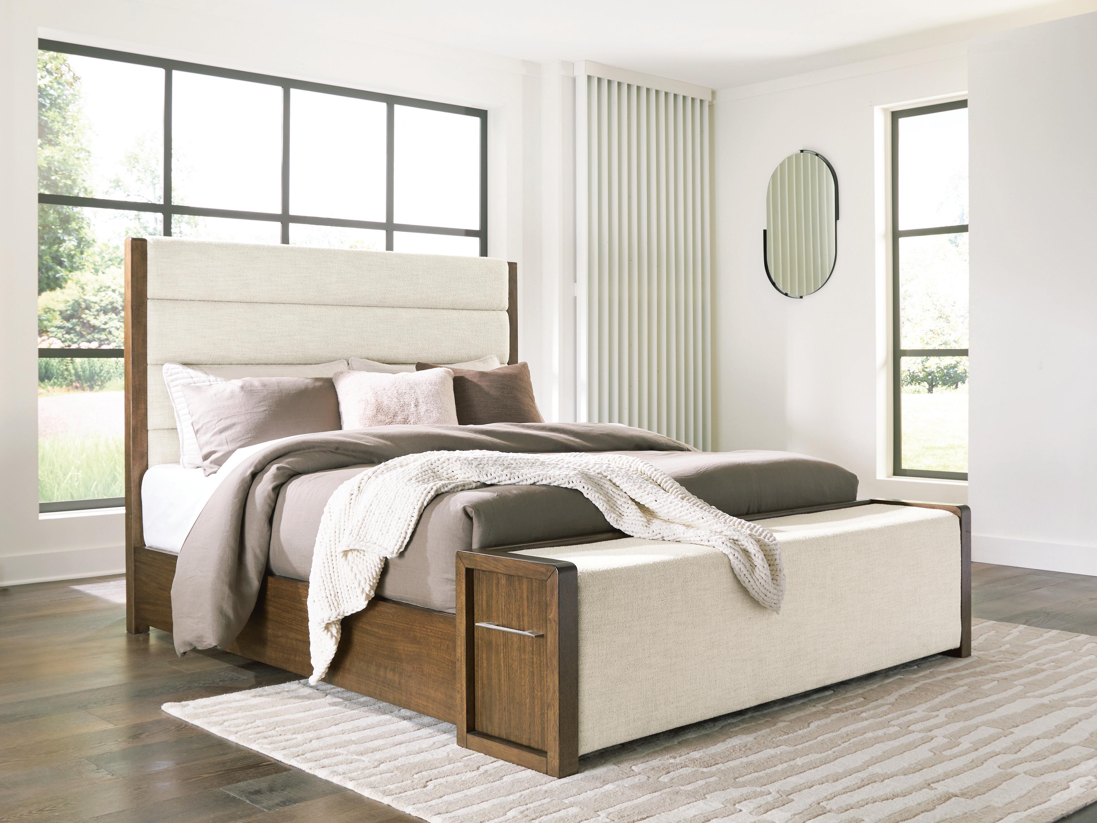 Best Deals Furniture - Ashley Furniture - Marxmore King Upholstered Storage Bed - King Upholstered Storage Bed - B863B4