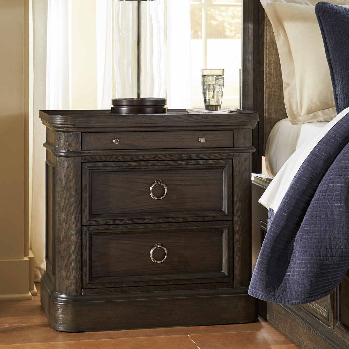Best Deals Furniture - Ashley Furniture - Wickenger Nightstand - Two Drawer Night Stand - PCB889-92