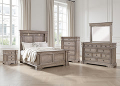 Best Deals Furniture - Ashley Furniture - Blairhurst Queen Panel Bed - Queen Panel Bed / Light Grayish Brown - B916B2