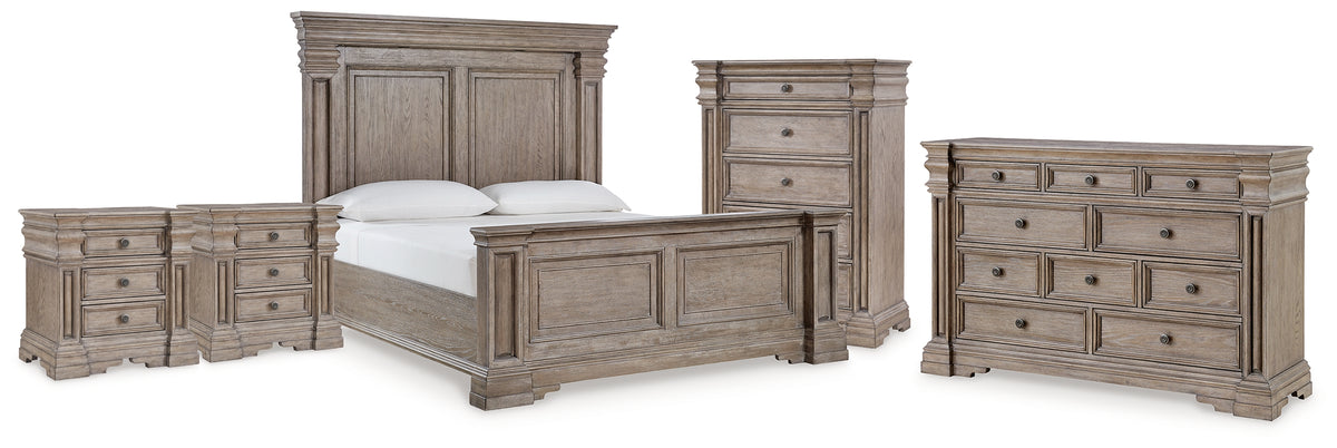 Best Deals Furniture - Ashley Furniture - Blairhurst King Panel Bed, Dresser, Chest and 2  Nightstands - King Panel Bed, Dresser, Chest and 2  Nightstands - B916B11